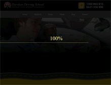 Tablet Screenshot of darshandrivingschool.com
